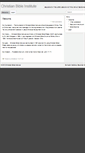 Mobile Screenshot of christianbibleinstitute.org